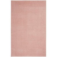 Nourison Essentials Indooroutdoor Pink 3 X 5 Area Rug Easy Cleaning Non Shedding Bed Room Living Room Dining Room Backy