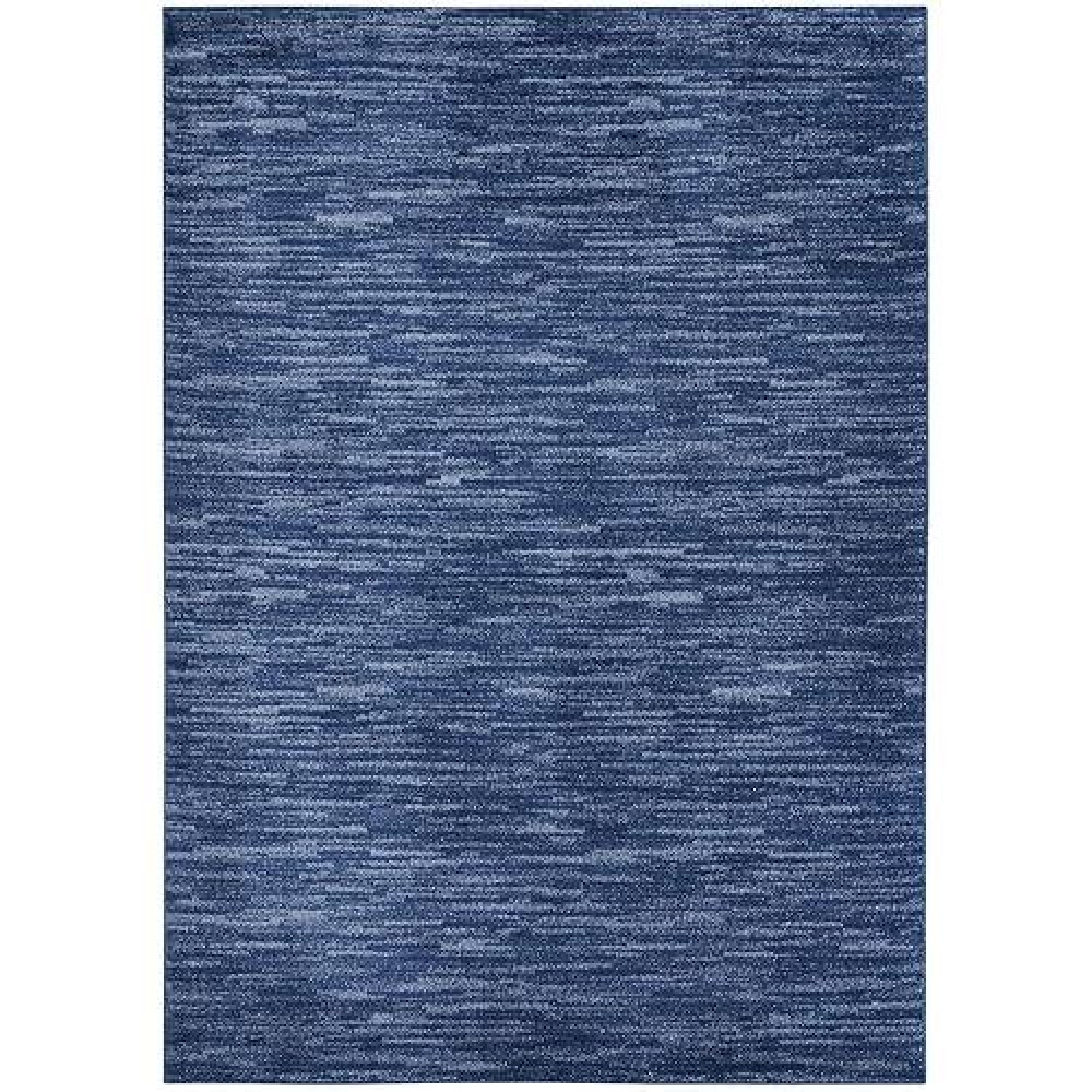 Nourison Essentials Indooroutdoor Navy Blue 6 X 9 Area Rug Easy Cleaning Non Shedding Bed Room Living Room Dining Room