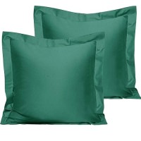 Ntbay Cotton 26X26 Euro Sham Covers 500 Thread Count Egyptian Cotton Euro Pillow Covers 2 Pack Super Soft And Breathable 26X2