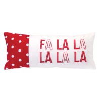 Melrose Modern Home Decorative FA La La La La Pillow 21 L x 9 W cotton