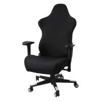 Enfudid Gaming Chair Slipcovers Ergonomic Office Computer Chair Cover Stretch Gamer Chair Protector Armrest Cover Arm Rest Cover Black No Chair