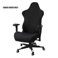 Enfudid Gaming Chair Slipcovers Ergonomic Office Computer Chair Cover Stretch Gamer Chair Protector Armrest Cover Arm Rest Cover Black No Chair