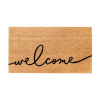 Theodore Magnus Natural Coir Doormat With Nonslip Backing 17 X 30 Outdoorindoor Welcome Mats Natural Warm Greeting