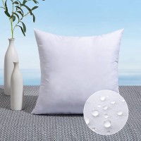 Miulee 24X24 Pillow Insert Throw Pillow Insert, Outdoor Pillows Water-Resistant Premium Outdoor Pillow Stuffer Sham Square For Couch Sofa Patio Furniture Cushion Porch Swing