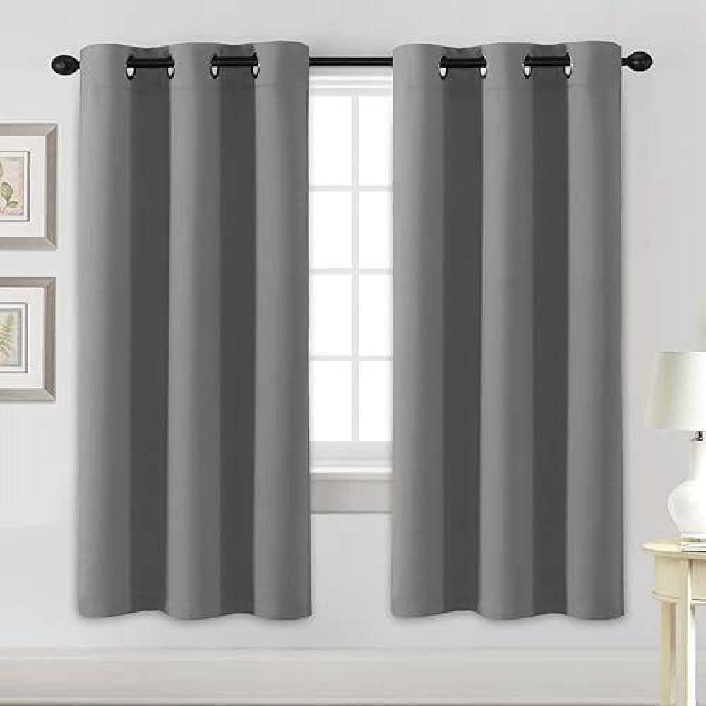 Hversailtex Blackout Curtains For Bedroom Thermal Insulated Room Darkening Living Room Curtains 72 Inch Long Grommet Privacy Pr