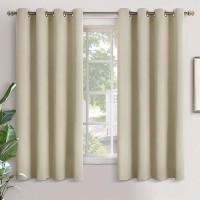 Youngstex Blackout Curtains For Bedroom Window Grommet Thermal Insulated Room Darkening Drapes For Living Room Office Kids Lig