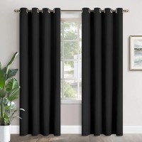 Youngstex Blackout Curtains For Bedroom Thermal Insulated With Grommet Room Darkening Window Drapes For Living Room Divider Ha