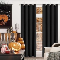 Youngstex Blackout Curtains For Bedroom Thermal Insulated With Grommet Room Darkening Window Drapes For Living Room Divider Ha