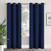 Youngstex Blackout Curtains 84 Inches Long For Bedroom Thermal Insulated With Grommet Top Room Darkening Curtain Drapes For Li