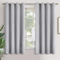 Youngstex Blackout Curtains For Bedroom Thermal Insulated With Grommet Top Room Darkening Noise Reducing Curtains For Living R