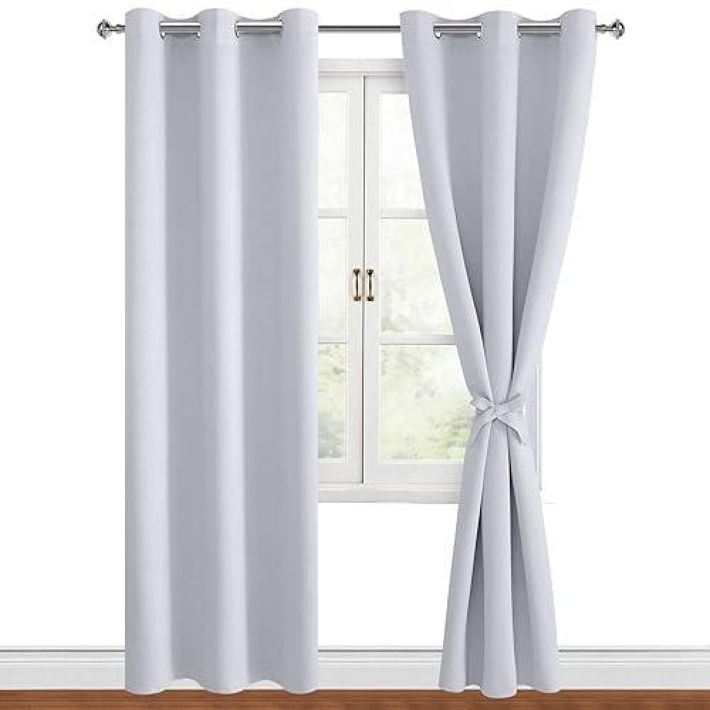 Hiasan Blackout Curtains For Bedroom 42 X 84 Inches Long Thermal Insulated Energy Saving Window Curtains For Living Room 2