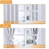 Hiasan Blackout Curtains For Bedroom 42 X 84 Inches Long Thermal Insulated Energy Saving Window Curtains For Living Room 2