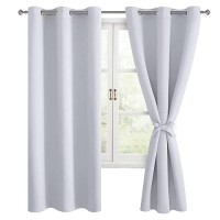 Hiasan Room Darkening Window Curtains For Bedroom Thermal Insulated Energy Saving Blackout Curtains Set Of 2 Panels Sewn Wit