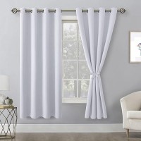 Hiasan Blackout Curtains For Bedroom 52 X 63 Inches Length Thermal Insulated Energy Saving Window Curtains For Living Room