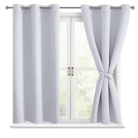 Hiasan Short Blackout Curtains For Bedroom Thermal Insulated Energy Saving Window Curtains For Living Room 2 Drape Panels S