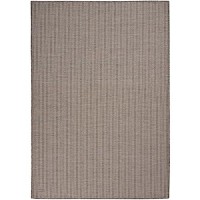 Nourison Positano Indoor/Outdoor Natural 3' X 5' Area Rug  Easy Cleaning  Non Shedding  Bed Room  Living Room  Dining Room  Backyard  Deck  Patio (3X5)