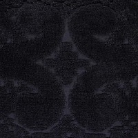 Better Trends Ashton collection 100 cotton chenille Bedspread Medallion Design Queen Size Floral Design Bed cover in Black Tu