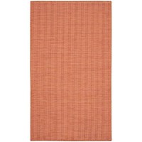 Nourison Positano Indoor/Outdoor Terracotta 3' X 5' Area Rug  Easy Cleaning  Non Shedding  Bed Room  Living Room  Dining Room  Backyard  Deck  Patio (3X5)