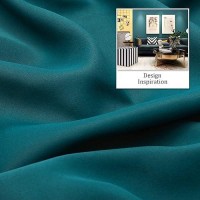 Dualife Dark Teal Curtains 96 Inch Length 2 Panels Set Grommet Curtain Drapes Insulated Thermal Room Darkening Blackout Curtains For Bedroom Boy Kids Room 42 X 96 Inches Long