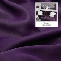 Dualife Purple Blackout Curtains 84 Inches Long 2 Panels Grommet Curtains For Bedroom Living Room 52W X 84L