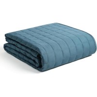 Ynm Exclusive Weighted Blanket Soothing Cotton Smallest Compartments Bed Blanket For One Person Of 140Lbs Ideal For Twinful