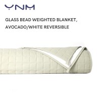 Ynm Exclusive Weighted Blanket Soothing Cottonpolyester Smallest Compartments Bed Blanket For One Person Of 240Lbs Ideal Fo