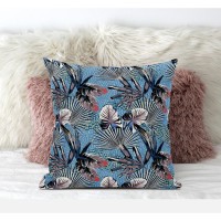 Plant Illusion Suede Blown And Closed Pillow By Amrita Sen In Grey Pink White