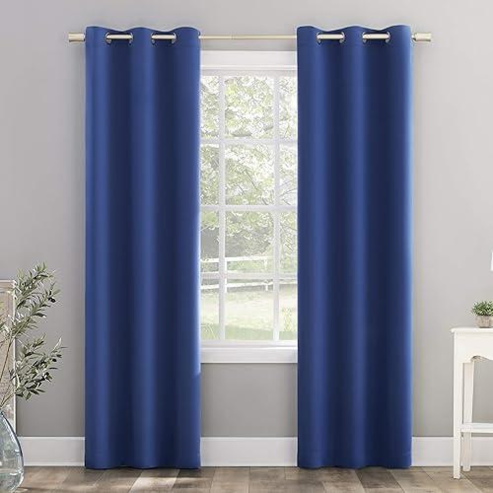 Sun Zero Riley Kids Bedroom Blackout Grommet Curtain Panel  40