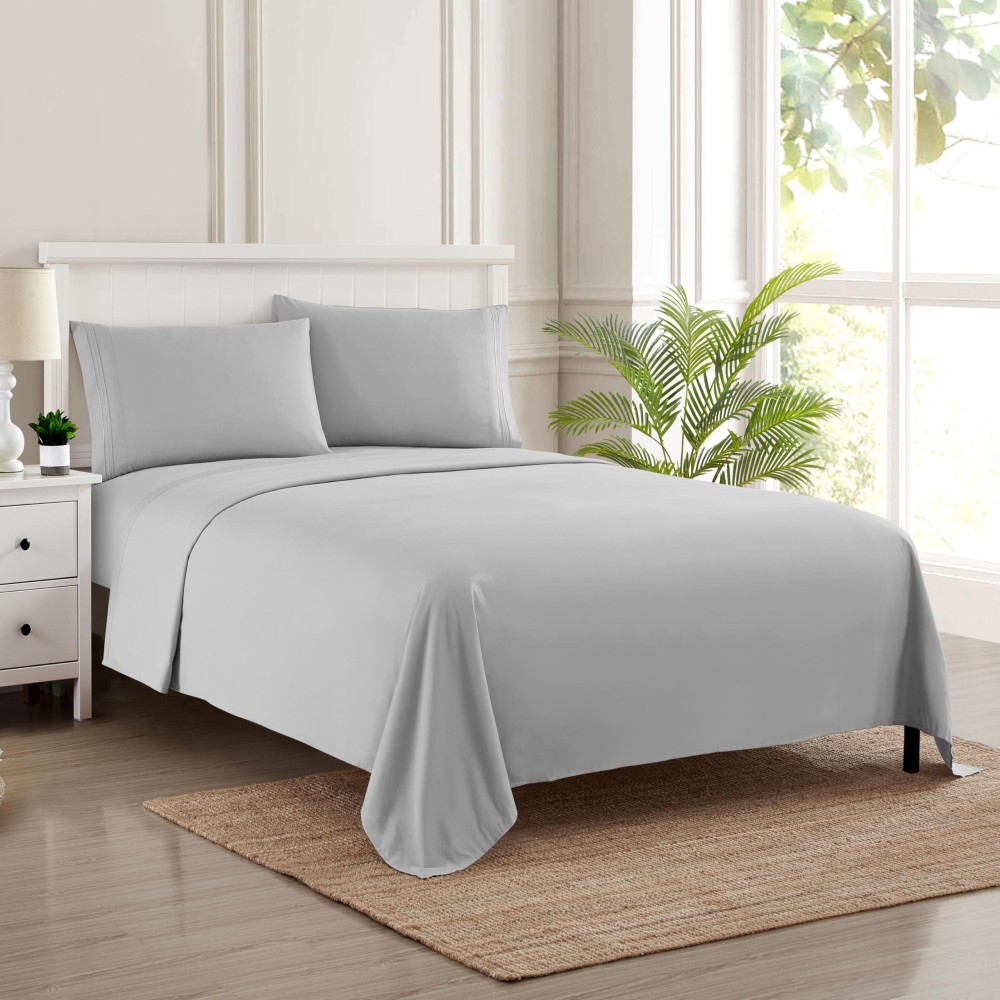 King Size Sheets Breathable Luxury Bed Sheets With Full Elastic Secure Corner Straps Built In 1800 Supreme Collection Extr