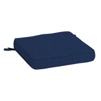 Arden Selections Profoam Essentials Outdoor Seat Cushion 20 X 20, Sapphire Blue Leala