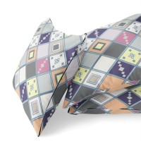 Quilted Tile Diamonds Broadcloth Indoor Outdoor Double Sided Cushion, Zippered, Beige Pink