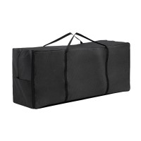 Turtle Life Cushion Storage Bag, Outdoor Patio Heavy Duty Storage Bag With Zipper And Handle, Black