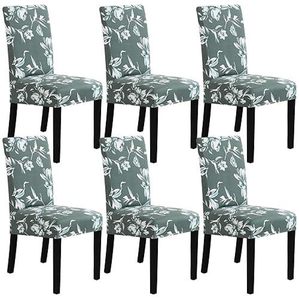 Hversailtex Stretch Dining Chair Covers Set Of 6 Chair Covers For Dining Room Parsons Chair Slipcover Chair Protectors Covers D