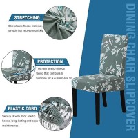 Hversailtex Stretch Dining Chair Covers Set Of 6 Chair Covers For Dining Room Parsons Chair Slipcover Chair Protectors Covers D