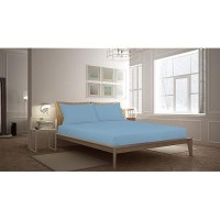 Royale Linens Fitted Sheet Twin Brushed Hotel Quality 1800 Ultrasoft Wrinkle Fade Resistant Bottom Sheet Deep Pocket St