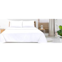 Royale Linens King Flat Sheet Only Brushed 1800 Microfiber Ultra Soft Breathable Wrinkle Stain Resistant Hotel Quali