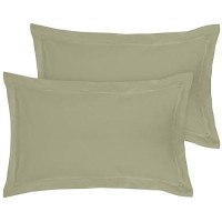 Royale Linens Pillow Shams 2 Pack King Size 20X36 Inch Brushed 1800 Microfiber Bed Pillow Shams Wrinkle Fade Resistant Su