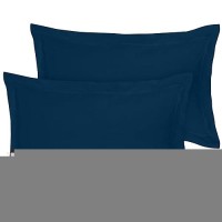 Royale Linens Pillow Shams 2 Pack Queen Size 20X30 Inch Brushed 1800 Microfiber Bed Pillow Shams Wrinkle Fade Resistant Su