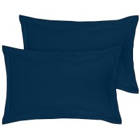 Royale Linens Pillow Shams 2 Pack King Size 20X36 Inch Brushed 1800 Microfiber Bed Pillow Shams Wrinkle Fade Resistant Su