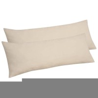 Royale Linens Body Pillow Cover Double Brushed 1800 Microfiber 20X54 With Hidden Zipper Closure Wrinkle Fade Resista