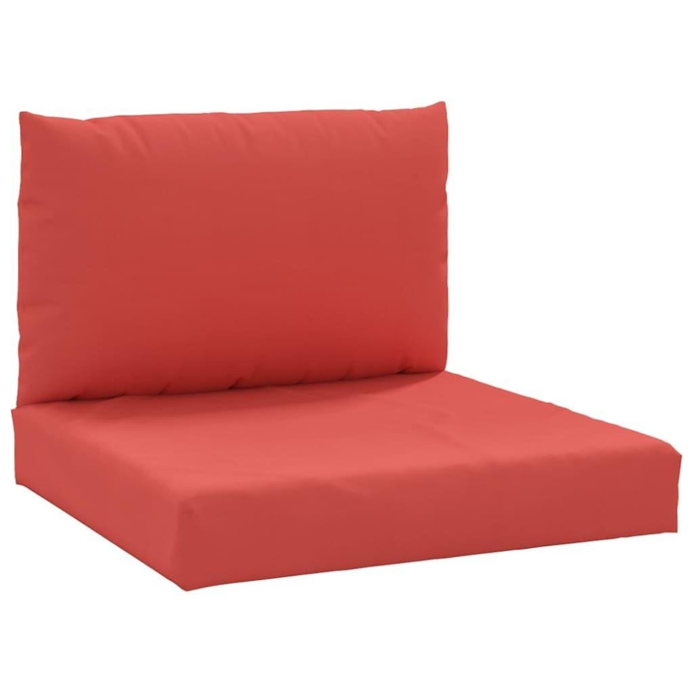 Vidaxl Chair Cushion 2 Pcs, Water Repellent Outdoor Pallet Cushion, Seat Cushion Sofa Pad For Garden Patio Furniture, Red Oxford Fabric