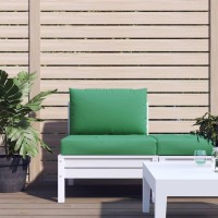Vidaxl Green Pallet Cushions, Set Of 2, Made With Durable Oxford Fabric And Plump Hollow Fiber Filling - Patio Seating Upgrade For Outdoor Space