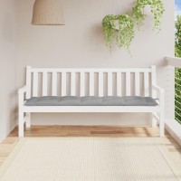 Vidaxl Bench Cushion, Outdoor Water Repellent Bench Cushion, Bench Pad For Patio Backyard Porch Garden Furniture, Gray Oxford Fabric