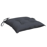 Vidaxl - And Comfortable Outdoor Chair Cushions (Set Of 4) In Anthracite - 19.7X19.7X2.8 Inches - Durable Oxford Fabric Material