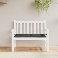 Vidaxl Bench Cushion, Outdoor Water Repellent Bench Cushion, Bench Pad For Patio Backyard Porch Garden Furniture, Black Oxford Fabric