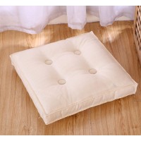 Chezmax Chair Cushions Large Outdoor Indoor Seat Cushion Removable Washable Thickened Bench Mat Durable Floor Pillow Winter Chair Pads For Bedroom Balcony Car Office Patio Sofa Travel Off-White 18