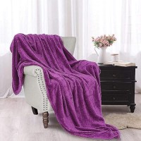 Exclusivo Mezcla Fleece Throw Blanket Extra Large Super Soft And Warm Blankets For Couch Sofa And Bed Waffle Textured Cozy F