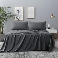 Cozylux Twin Bed Sheets Set 1800 Series 3Piece Embroidered Double Brushed Microfiber Sheets 16 Deep Pocket Hotel Soft Luxury