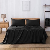 Cozylux King Bed Sheets Set 1800 Series 4Piece Embroidered Double Brushed Microfiber Sheets 16 Deep Pocket Hotel Soft Luxury