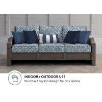 Honeycomb Outdoor Textured Solid Almond Deep Seating Patio Cushion Set: Resilient Foam Filling, Weather Resistant And Stylish Set, Seat: 24